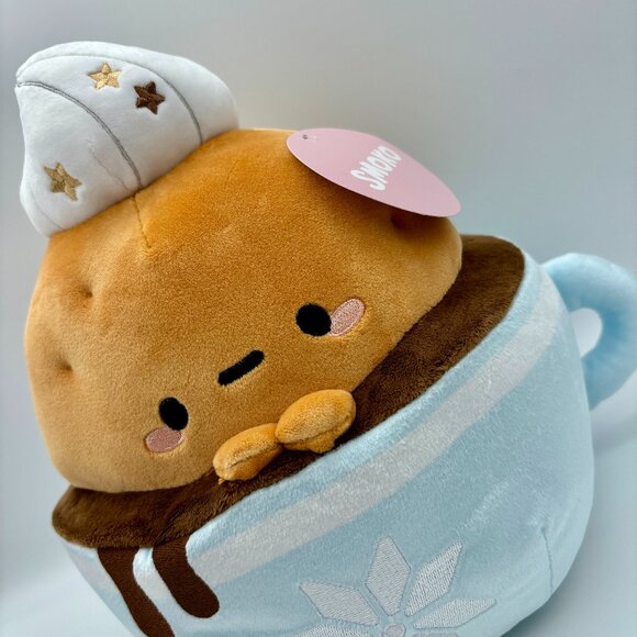 Smoko HOT COCOA TAYTO Potato Midi Mochi Plush 10” Stuffed Animal 2025 NWT - Picture 1 of 5